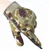 Cycling Gloves Protective Gear Tactical Military Half Finger Paintball S Combat Anti-Skid Men Bicycle Full