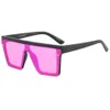 Lunettes de soleil quai de personnalité Lunettes de soleil à grande monture pour femmes Lunettes de soleil pour sports de plein air pour hommes