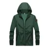 Stones Island Jacket Мужская куртка Стиль Штурмовой костюм для мужчин и женщин Весна и лето Дышащий солнцезащитный костюм большого размера Ветровка Брендовая куртка 2632