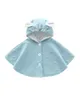 Jacken Kinder 2 Schichten Tragen Kinder Mädchen Mantel Baumwolle Mit Kapuze Cape Verdickte Baby, Kleinkind Kleinkind Kleidung Unisex Einfarbig Gelb