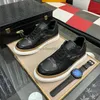 2023 RIVOLI SNEAKER RUN AWAY Schoenen suède kalfsleer Rubberen buitenzool Luxe Ontwerpers mannen vrouwen sneakers Runner hoge top casual schoen 1.23 04