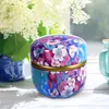 Storage Bottles Tinplate Gift Sweets Container Cookie Biscuit Case Candy Holder Sugar Jars Containers For Giving