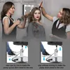 Andra möbler Frisör Salongstol Styling Heavy Duty Hydraulic Pump Barber Stol Beauty Shampoo Barbering Chair for Hair Stylist Women Mans Q240129