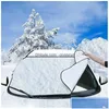 Pare-soleil de voiture 147x70cm Windsn Er Window Sn Sunlight Frost Ice Snow Dust Protector Drop Delivery Mobiles Motos Accès intérieur Dhf06