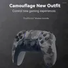 Contrôleurs de jeu Sony PS5 Dualsense Contrôleur sans fil Gray Camouflage 5 Gamepad Bluetooth Haptic Retour Control Dualsenses