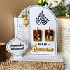 Acrylic Eid Mubarak Countdown Calendar Eid Mubarak Orleans Eid Kareem Ramadan for Home 2024 Islamic Muslim Decoration of Eid al Adha 240129