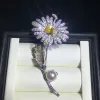 Bijoux ZHBORUINI haute qualité naturel perle d'eau douce broche Style chinois jaune Zircon fleur broche perle bijoux pour femmes cadeau