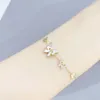 Braccialetti con ciondoli Bracciale Conchiglia Farfalla Micro-intarsiato Personalità femminile Temperamento Super Fata