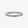 Nieuw Merk 925 Sterling Zilver Holle Liefde Stapelbare Ring Voor Vrouwen Trouwringen Mode Jewelry242b