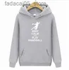 Moletons masculinos com capuz 2024 Plus Size S-4XL Hoodies Homens Mantenha a calma e jogue Handebol Masculino hip hop Hoodies moletom masculino casual com capuz roupas de marca Q240129