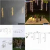 Décoration de fête Connectable LED Guirlandes de mariage Guirlande de fée de Noël en plein air pour arbre Gardenparty Street Y0720 Drop Delive Dhmr8