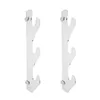 Haczyki Rails 1Pair Portable Decor Home Decor do Katana łatwy instalacja stojak na wyświetlacz ze śrubą uniwersalną na ścianie montowany na ścianie Acryl Sword Rack333f