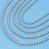 Xingyue Uomo Donna Hiphop Ice Out Fine Jewelry 2-6Mm Sier Link Collana Gra Vvs Lab Diamond Mossanite Moissanite Catena