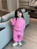 baby two piece set hoodie kid tracksuit set Boy Girl Tracksuits with Letter kids designer clothes Pant Chidlren Casual Sport 2pcs girl boy Wave Clothes pink Tracksuit