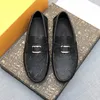 Mens Dress Party Shoes Luxury Loafers Män äkta Leathers Plush Shoes Designer Classic Driving Shoe With Fur Moccasins Big Size 38-46 Grön läderlägenheter 1.23 11