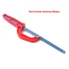 1pc Red Adjustable Hand Saw Handle For 300mm Hacksaw Blades Frame Woodworking Craft Jewelry DIY Tools