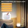 Luci notturne Luce LED Ricarica USB wireless Lampada portatile a lunga durata Asilo nido Allattamento al seno Ricaricabile Mini comodino per bambini