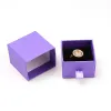 Necklaces Purple Drawer Jewelry Box Necklace Earrings Gift Packaging Carton Jewelry Box Jewelry Organizer Display Wedding Jewelry Box