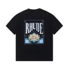 Rhude Hoodie Herren Herren Hoodies Sweatshirts Hervorragender Designer Rhude Amerikanische Modemarke Card Crown Bedruckter Hoodie Damen Paar Lässige Lose Luxuriöse Wärme