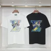 2024 Nowy projektant koszulki luksusowych koszulek marki T-koszulka List Spray List Spray List Krótkie rękawie Letnie Tides Mężczyźni i kobiety Tee Asian Size M-2xl