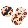 Makeup Sponges Professional Leopard Cosmetic Villus Soft Plush Powder Puff Svamp talcum Beauty Tools