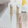 Boucles d'oreilles pendantes SHDIYAYUN perle d'eau douce naturelle plaqué or 14 carats luxe et délicatesse français pour femmes bijoux