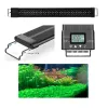 Belysningar Fullgain WRGB LED Aquarium Light Full Spectrum för växtodling av automatisk soluppgång Solnedgång sötvatten fiskbehållare 8 färger