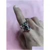 Overige Mode Accessoires Ring Prajna Masker Ghost King Skl Trendy Man Persoonlijkheid Zelfverdediging Wolf Middelste Wijsvinger Live Opening H Dhyrb