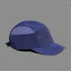 Gorras de bola Color retro a juego Gorra de béisbol de pana de cinco piezas Estilo de herramientas para acampar Ala corta