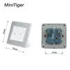 SMART HOME CONTROL Minitiger Curtain Switch Wall for Electric Lifting Equipment Rostfritt stålpanel