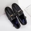 Designer Hommes Mocassins Robe En Cuir D'hiver Casual Chaussures De Bateau À La Mode Respirant Conduite De Mariage Confort Appartements Plus Taille 38-48 240118