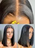 Perruque Lace Front Wig Remy naturelle lisse, cheveux naturels, coupe Bob, courte, sans colle, naturelle, 13 4, 240126, pour femmes noires