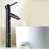 Bathroom Sink Faucets 3 Styles Ly Euro Elegant Black Faucet Bamboo Style Basin Mixer Deck Mounted Single Handle Water Taps232M