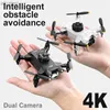 Drones 2023 New RC Drone مع 4K HD Dual Camera 1080p WiFi FPV Mini Drones تجنب العائق مروحية قابلة للطي Quadcopter Kids Toys YQ240129