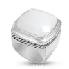 Designer David Yumans Yurma Jewelry's Popular Square 20 mm Large bague avec bague la plus vendue