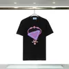 luxurious women T shirt fashion Triangular logo Short sleeved round neck high quality men and ladies leisure upper garment Jan 29