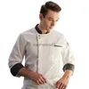 Others Apparel Long Sleeve Chef Clothes Uniform Restaurant Kitchen Cooking Men's Chef Coat Waiter Work Jackets Professional Uniform Overalles