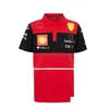 Motosiklet Kıyafet Klasik Ferrari F1 T-Shirt Forma 1 Fanlar Ekstrem Spor Nefes Alabaş Giyim Üst büyük boyutlu kısa kollu özel damla dh1rw