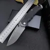 Складной нож BK Survival 8Cr13Mov, лезвие Drop Point с титановым покрытием G10 и ручкой из стального листа, тактические складные ножи для кемпинга и пешего туризма
