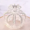 Jewelry FORSEVEN Shining Crystal Simulated Pearls Tiaras Crowns Headbands Princess Diadem Bride Noiva Wedding Party Decorative Jewelry