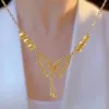 Necklace Genuine 18K Gold Diamond Ginkgo Leaf Pendant Necklaces for Women Simple Zircon Neck Chain for Women Fine Jewelry Gifts