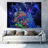 Tapestries Hippie Psychedelic Abstract Arabesque Mushroom Wall Hanging Tapestry Background Cloth Decoration Room Decor Beach Towel