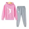 Ensembles de vêtements 4-14 ans enfants survêtement enfants garçons filles mode sport costumes sweats à capuche pantalons marque veste garçon vêtements