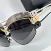 Sonnenbrille für Damen, vergoldeter Metallrahmen, Luxus-BB-Brille 0335, modische Designer-Sonnenbrille im ovalen Stil, klassisch schwarz, Originalverpackung