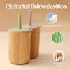 Álbuns 1 conjunto de ferramentas de alimentação do bebê de grau alimentício silicone babadores da criança de bambu placa de jantar de madeira tigelas copo de palha utensílios de mesa coisas presente do bebê