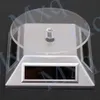 Smycken Dispaly Platform Exhibition Stand Solar Auto Rotating Display Stand Rotary Turn Table Plate For Mobile MP4 Titta på smycken V207V