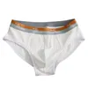 Calzoncillos de algodón para hombre, calzoncillos con bolsa grande en U, pantalones cortos convexos, ropa interior, Bikini de cintura baja, bragas elásticas para hombre, traje de baño informal