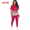 Kvinnors tvåbitar byxor Sommar tvåstycken Set Women Tracksuits Set ECG Printed T Shirt Pants Sports Suit for Women Clothing T240129