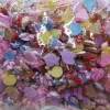 Collier 500pieces 20 mm Diy Resin Jelly Girls Girls Forme Autocollant Half Perles, Scrapbook pour femmes Bijoux en épingle à cheveux