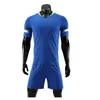 Heren T-shirts heren korte mouwen rood voetbalshirt set volwassen voetbaluniform kindervoetbalshirt jongen blauwe sporttruien aangepaste naamnummer